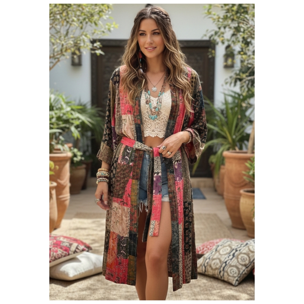 POL Multicolor Kimono - Picture 2 of 8